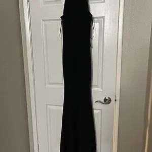 Girl in the mirror 2025 black beaded maxi dress